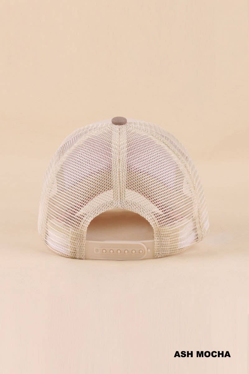 2110 Happy Is The New Rich Trucker Snapback Hat