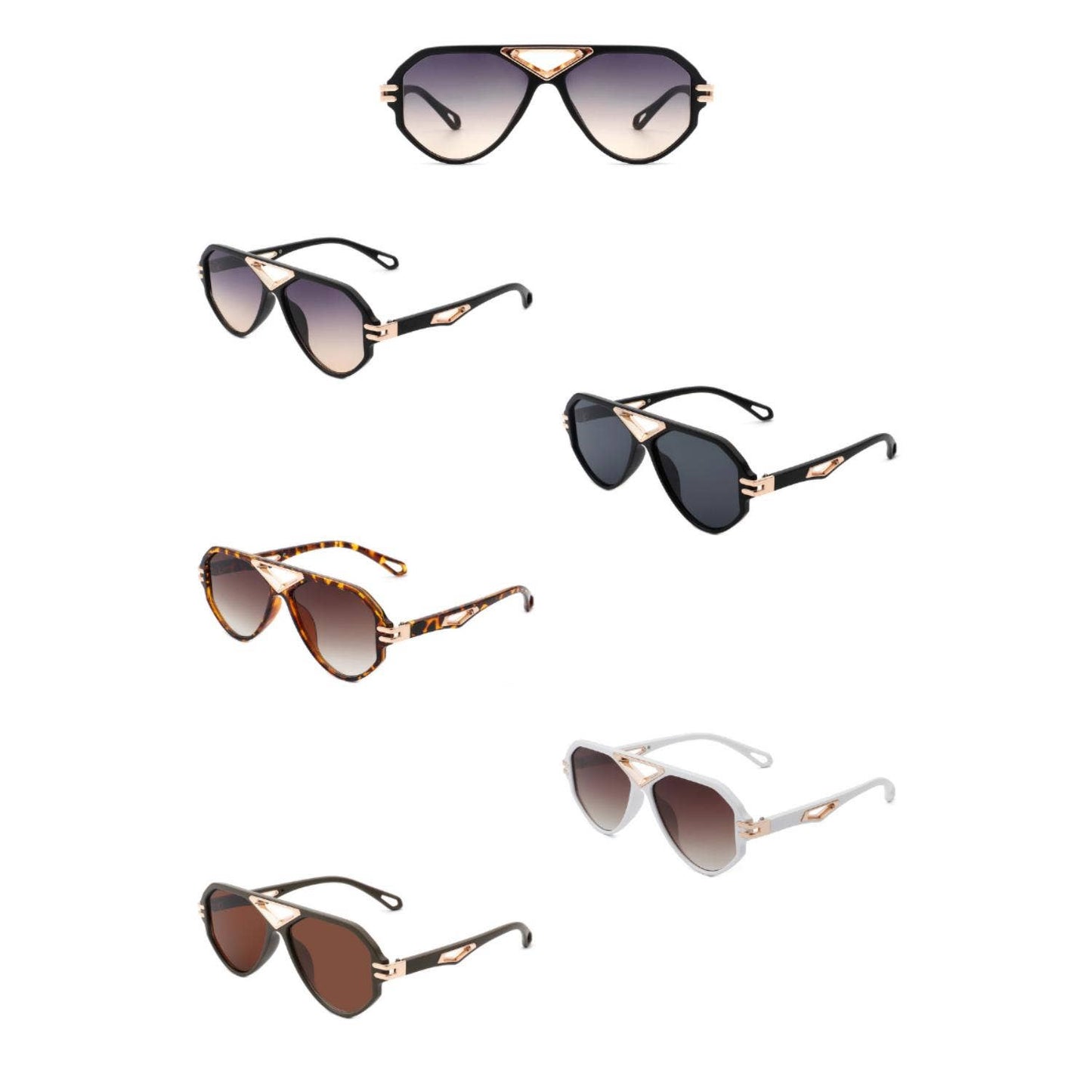 2014 Oversized Modern Aviator Geometric Fashion Sunglasses