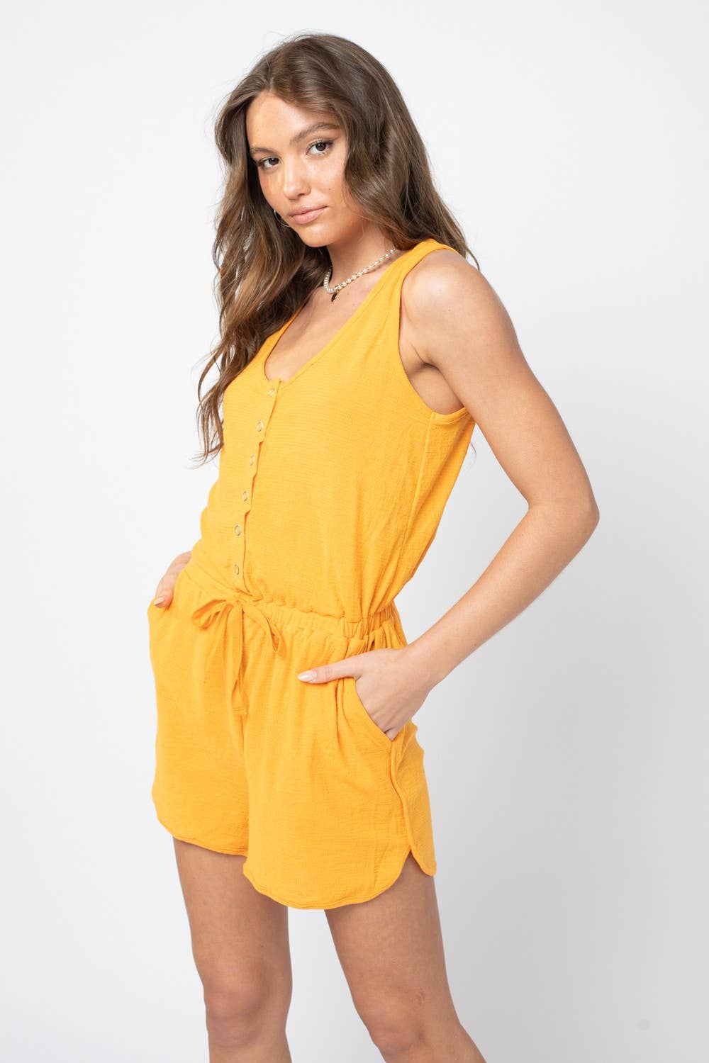 2066 Button Down Romper