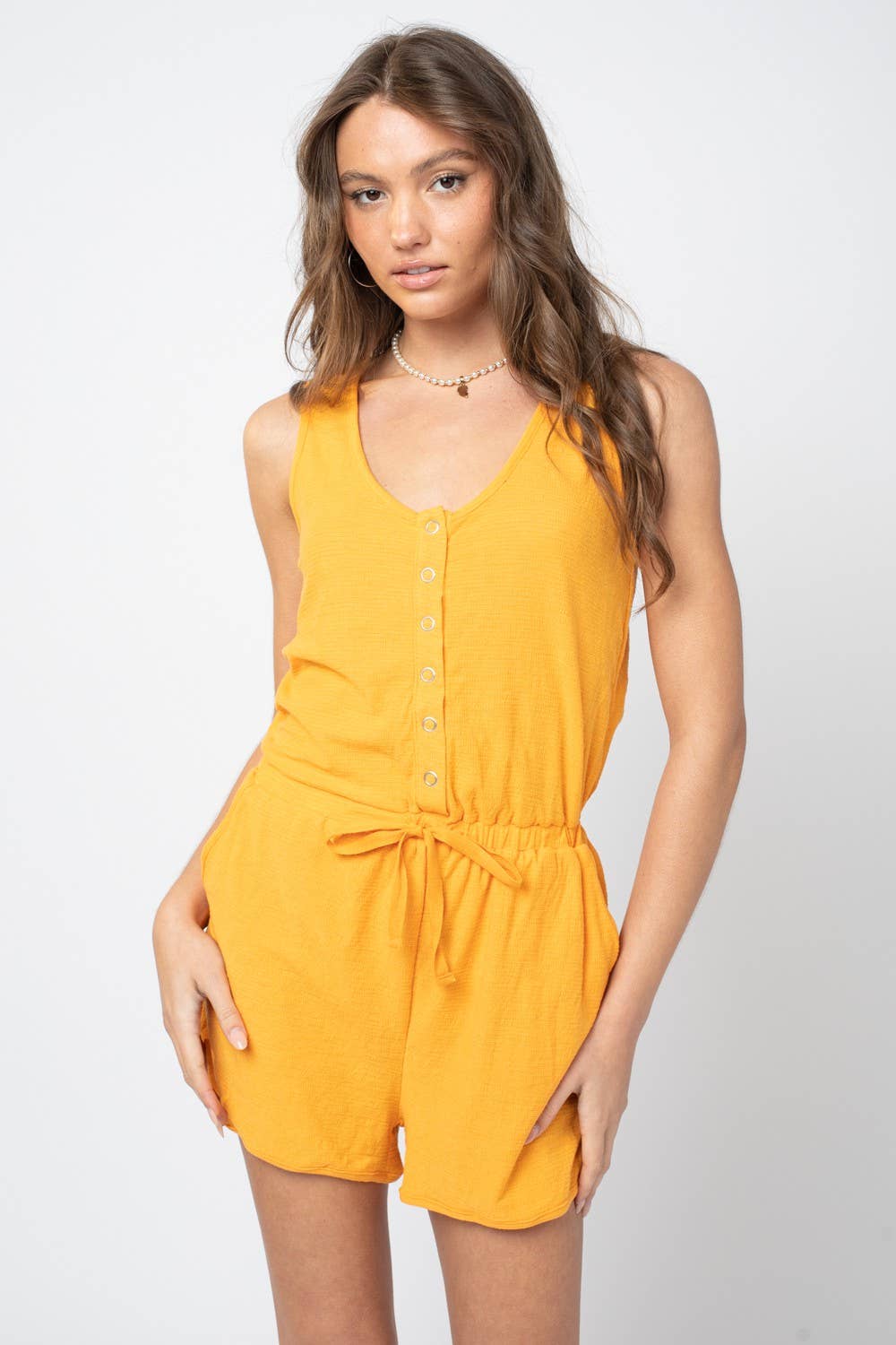 2066 Button Down Romper