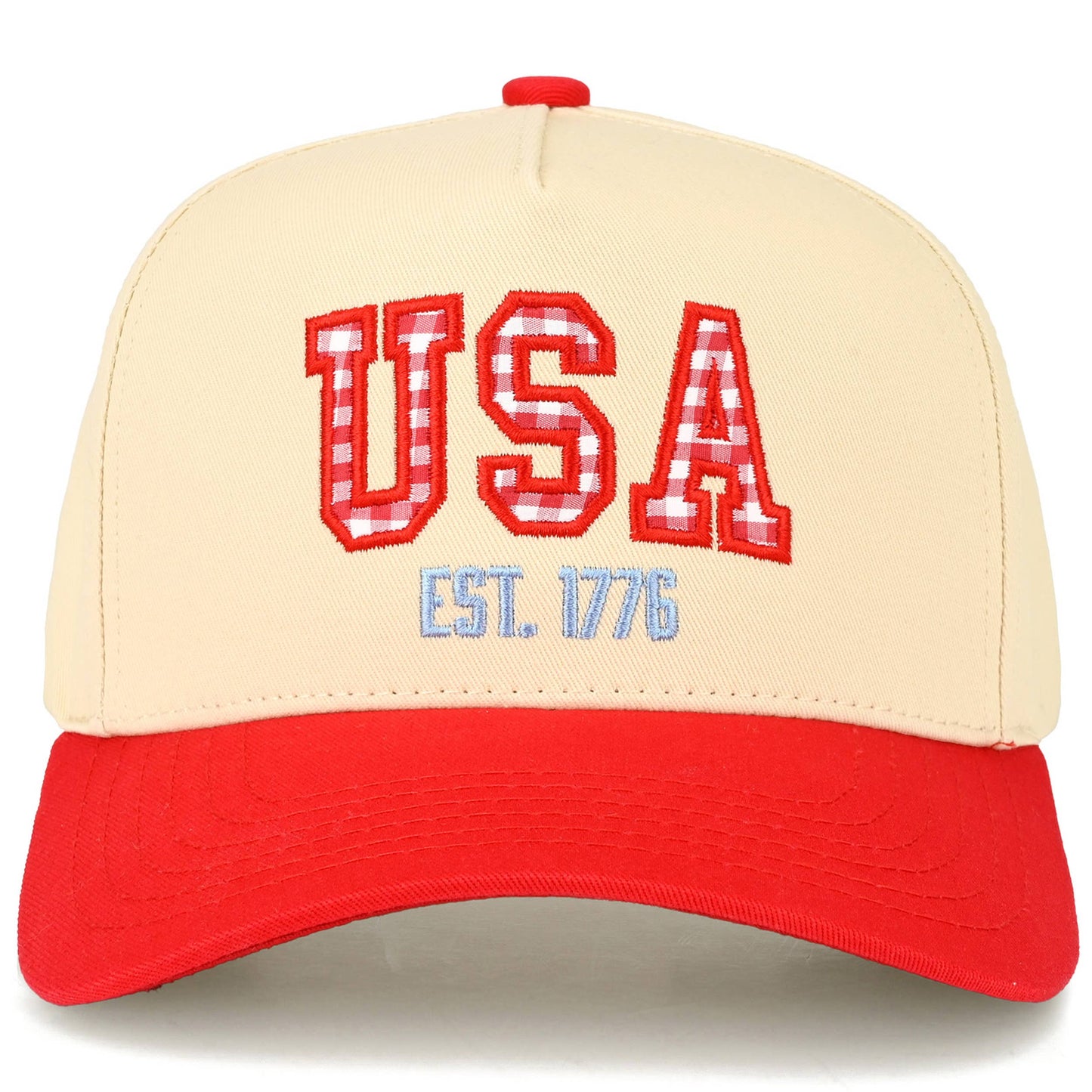 2040 Gingham USA Trucker Hat