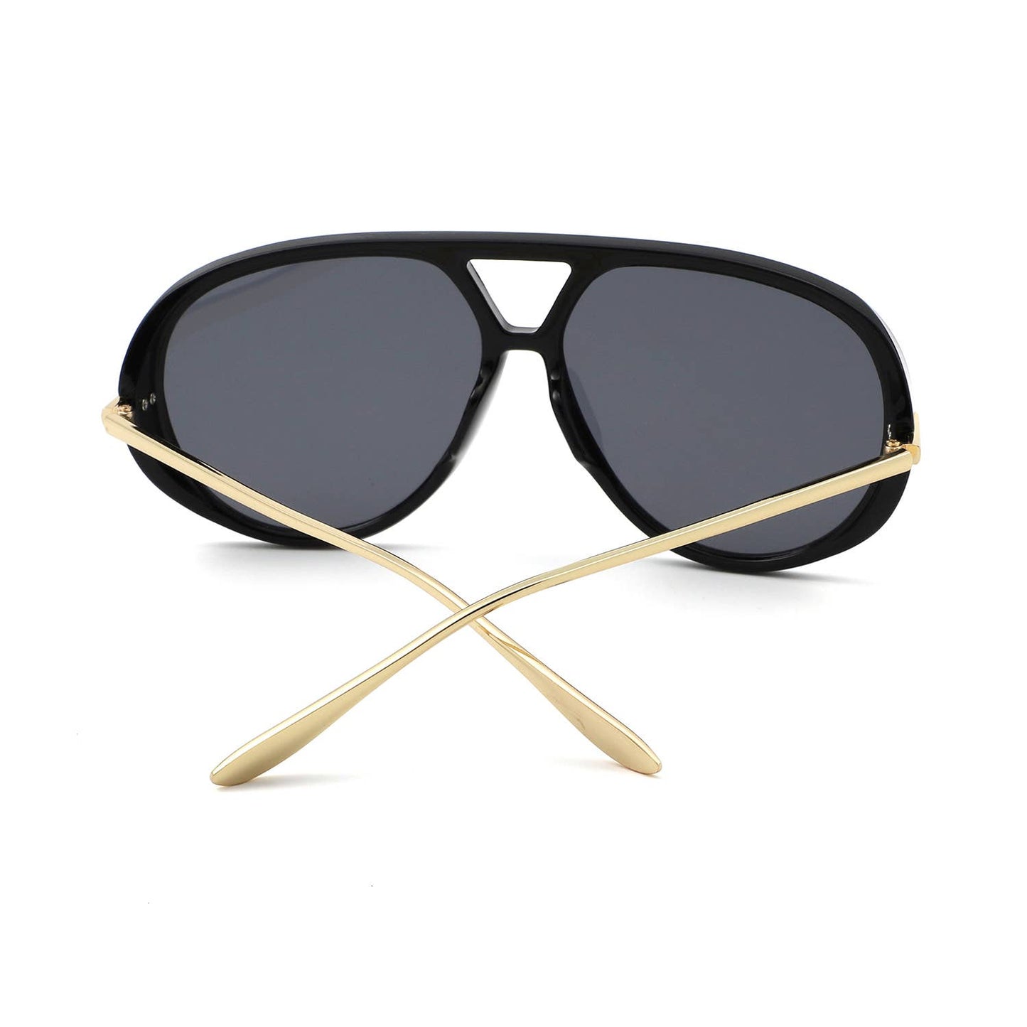2016 Retro Double Bridge Bold Fashion Aviator Sunglasses