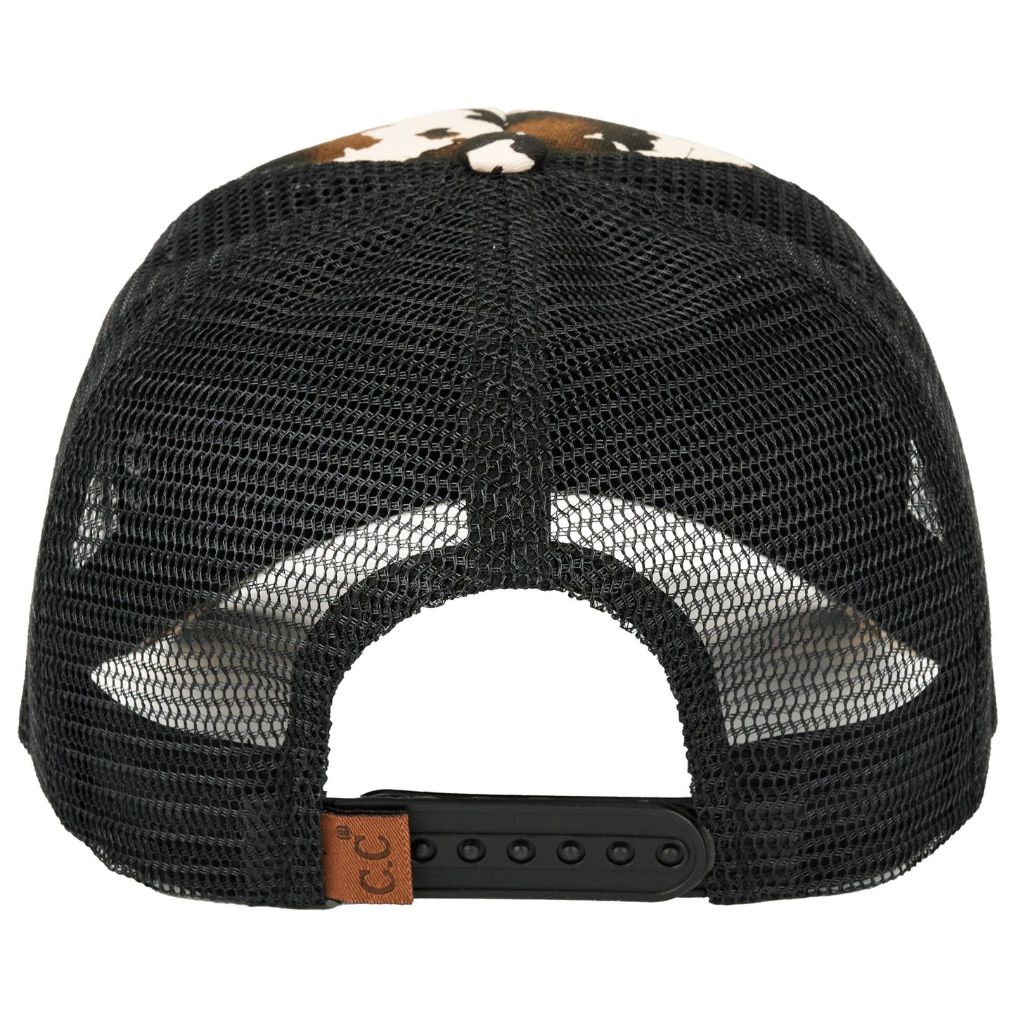 2038 Cow Pattern Trucker Hat