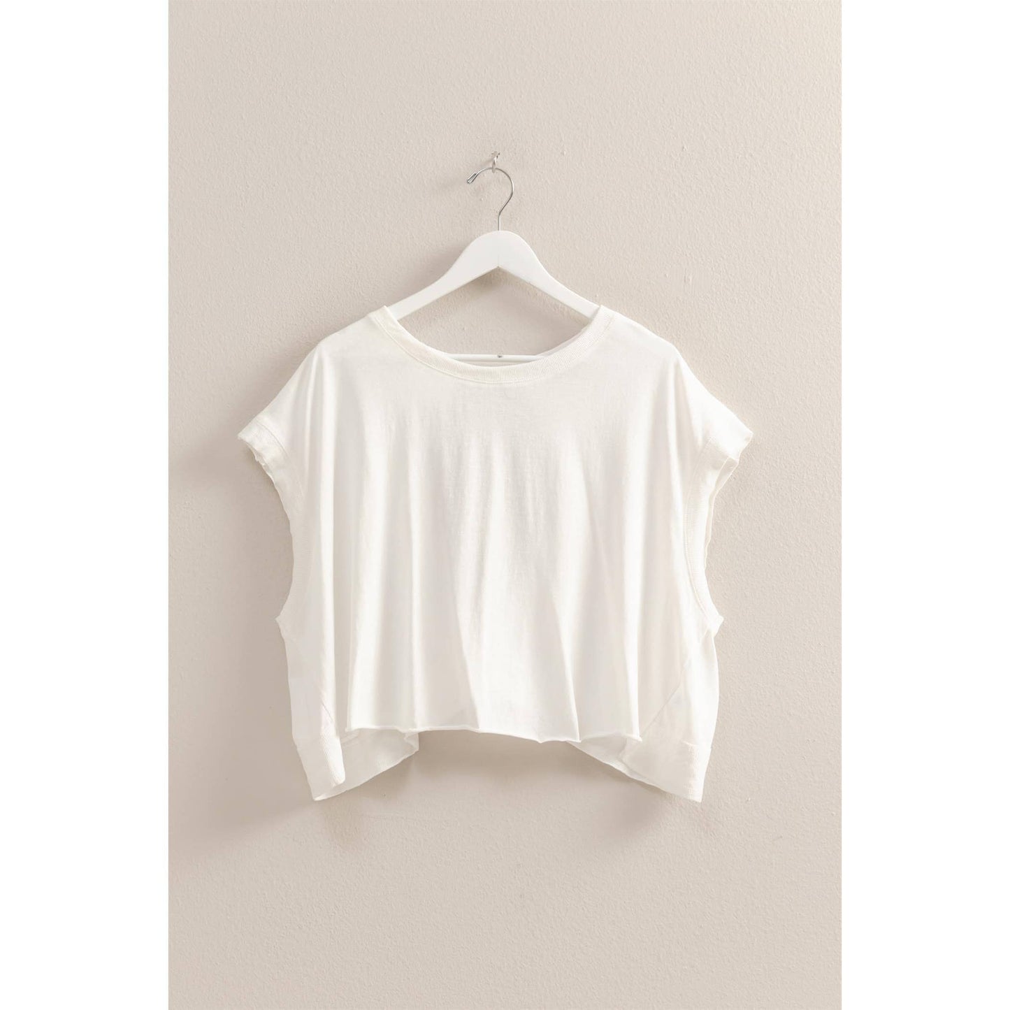 2053 Boxy Crew Neck Top