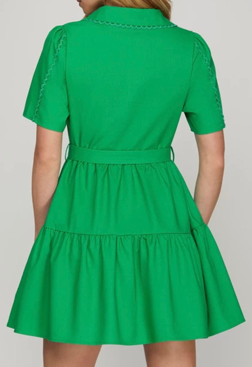 1727 Tiered Mini Dress