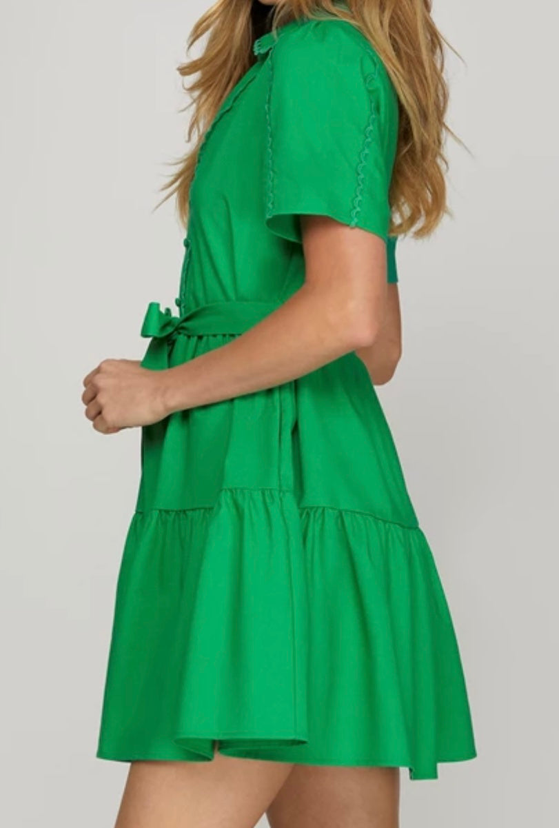 1727 Tiered Mini Dress