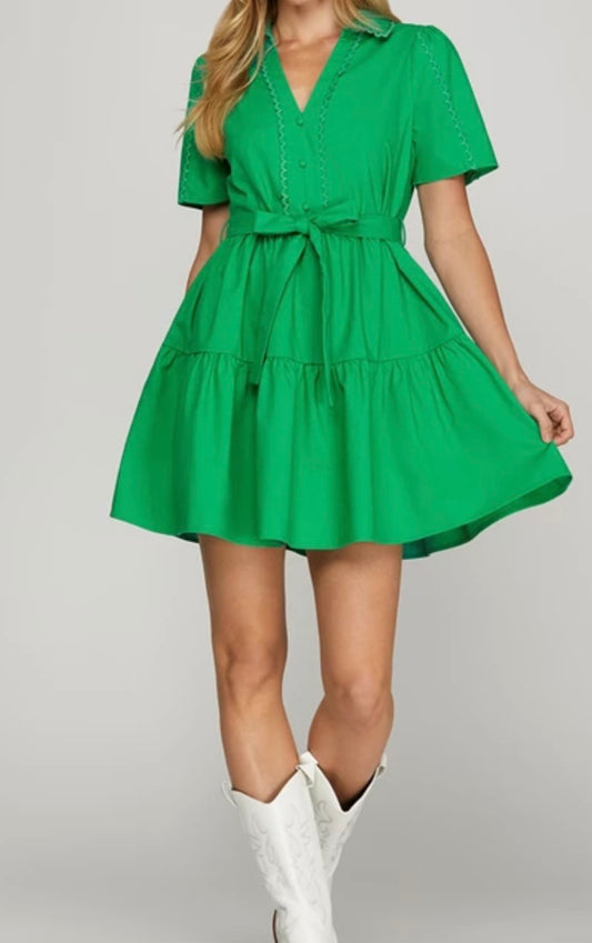 1727 Tiered Mini Dress