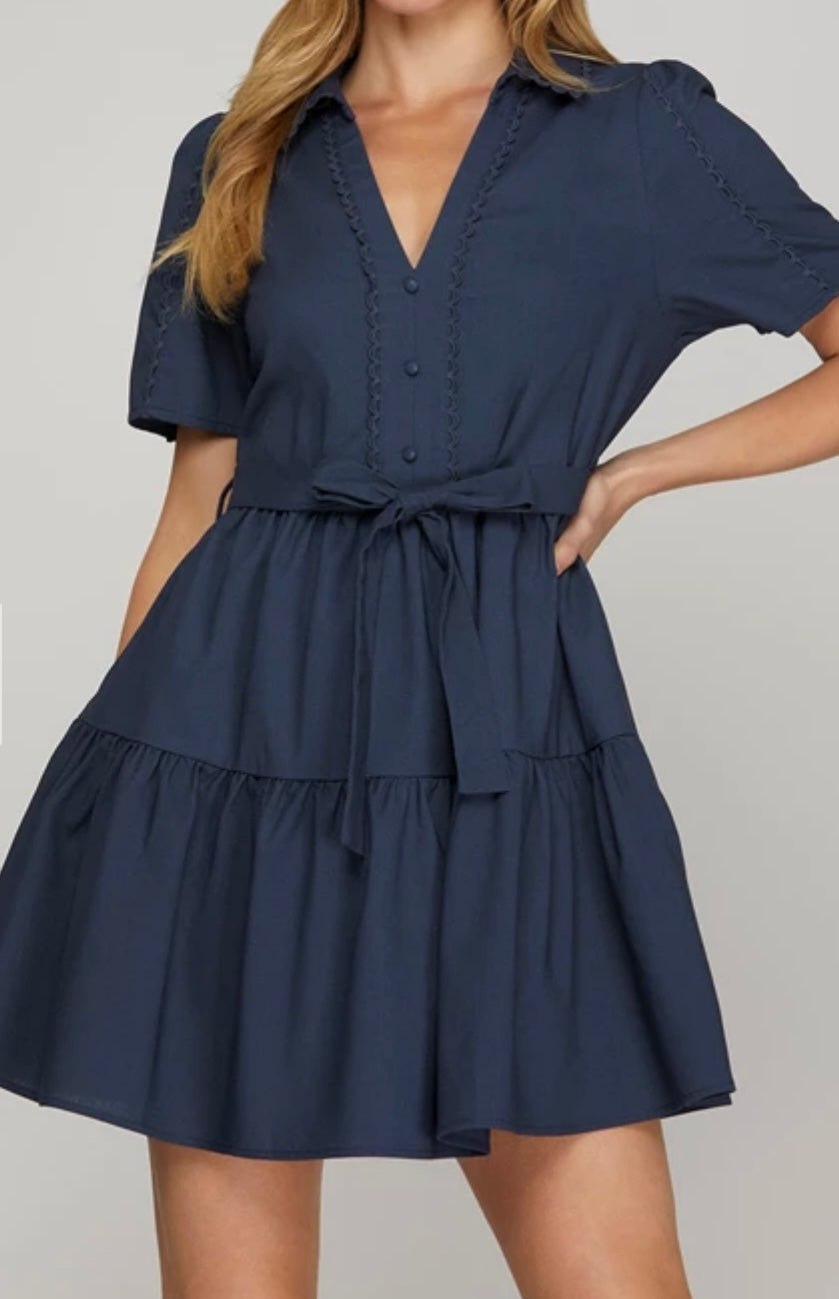 1727 Tiered Mini Dress
