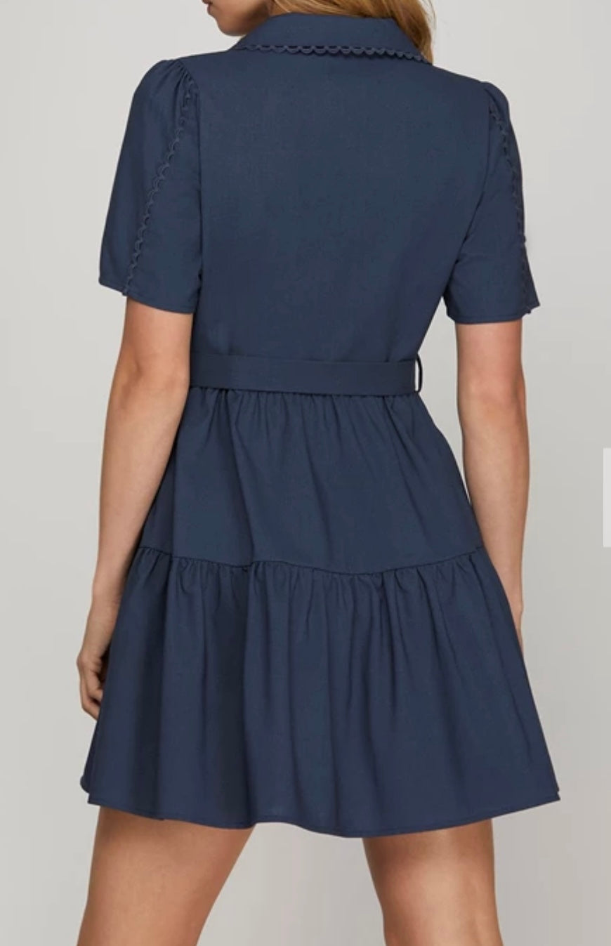 1727 Tiered Mini Dress