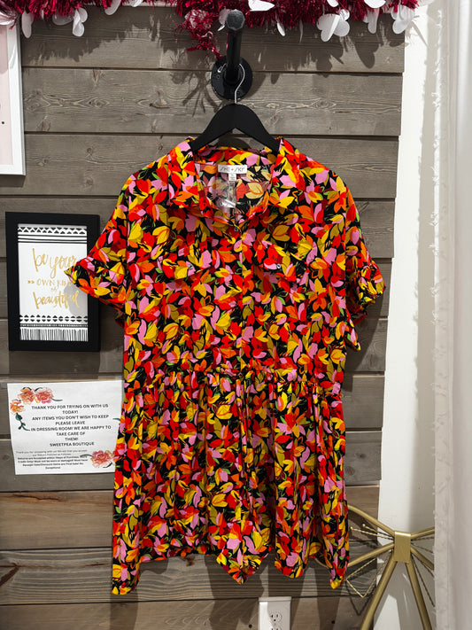 1889 Floral Mini Dress