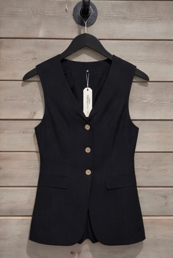 1944 Button Up Linen Vest