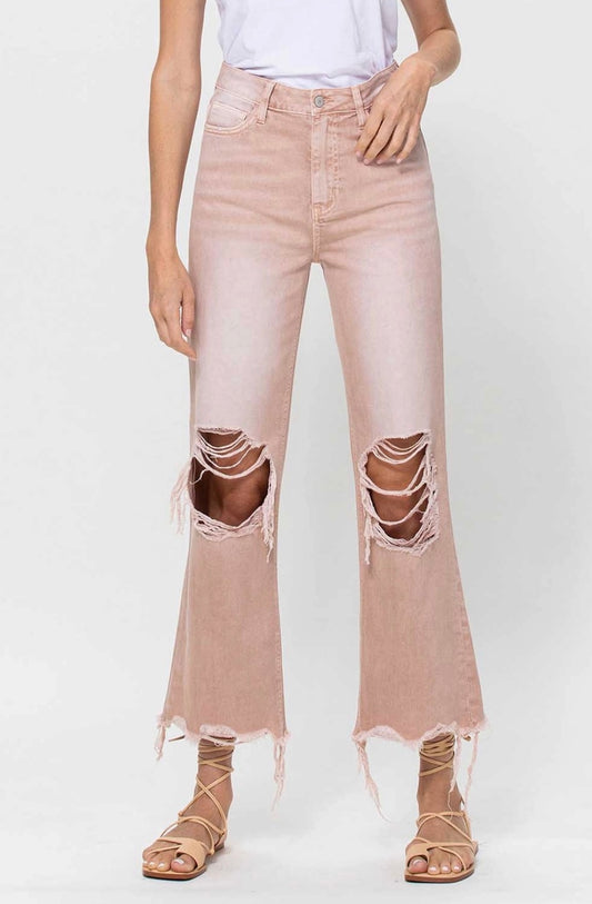 1229 90s Vintage Crop Flare Jean