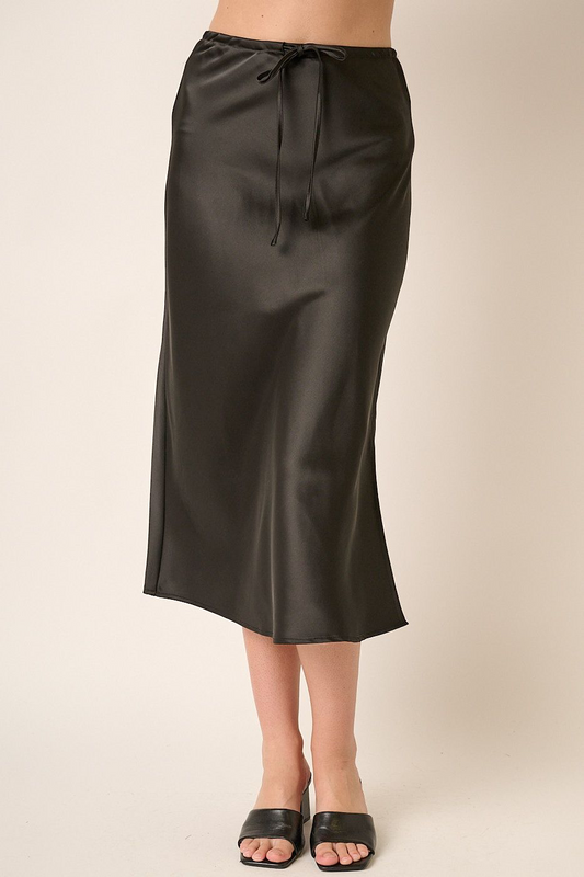 Satin Midi Skirt