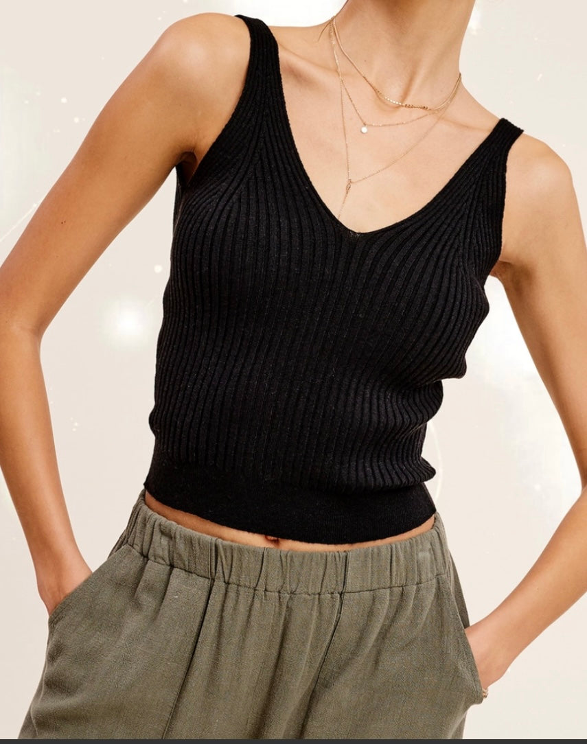 1417 Soft Ribbed Top