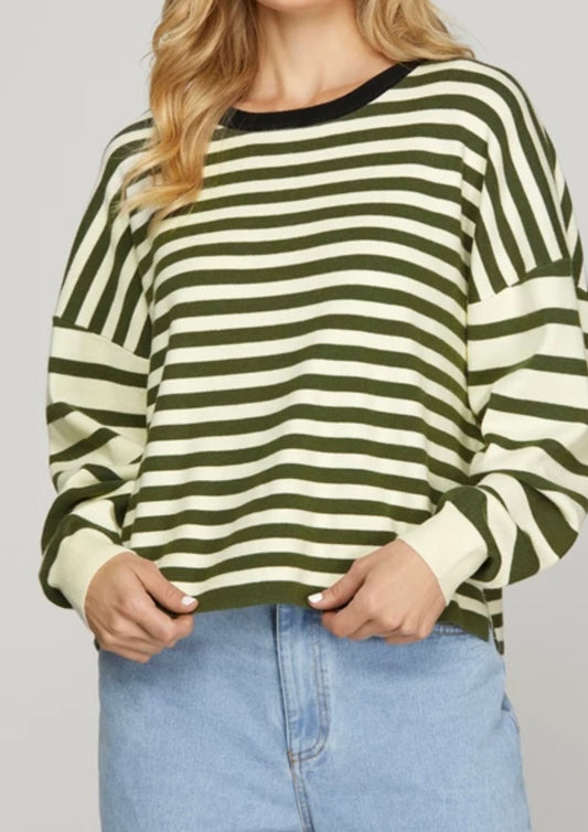 1593 Long Sleeve Sweater Top
