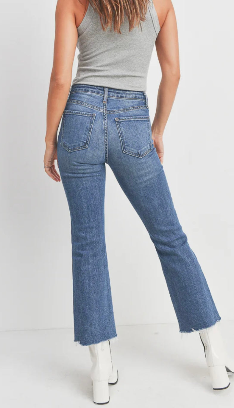 1603 JBD Vintage Cropped Flare Jean