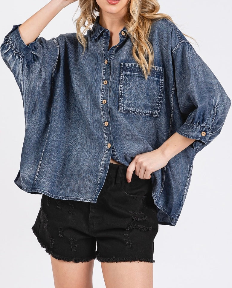 1611 Washed Chambray Shirt