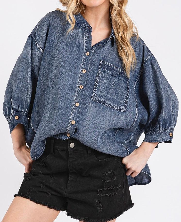1611 Washed Chambray Shirt