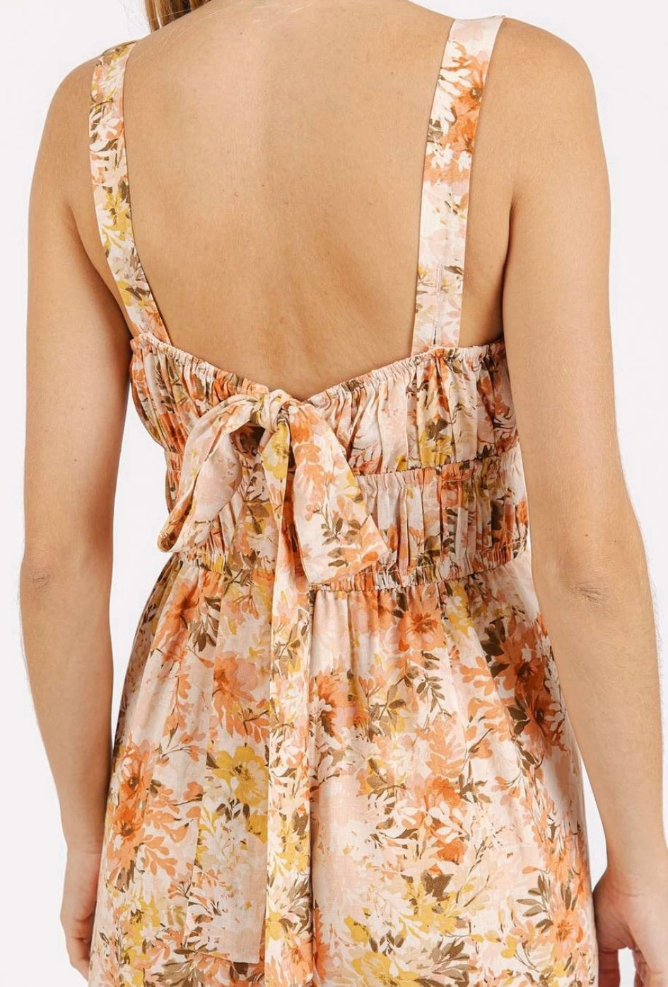 1612 Flower Print Jumpsuit