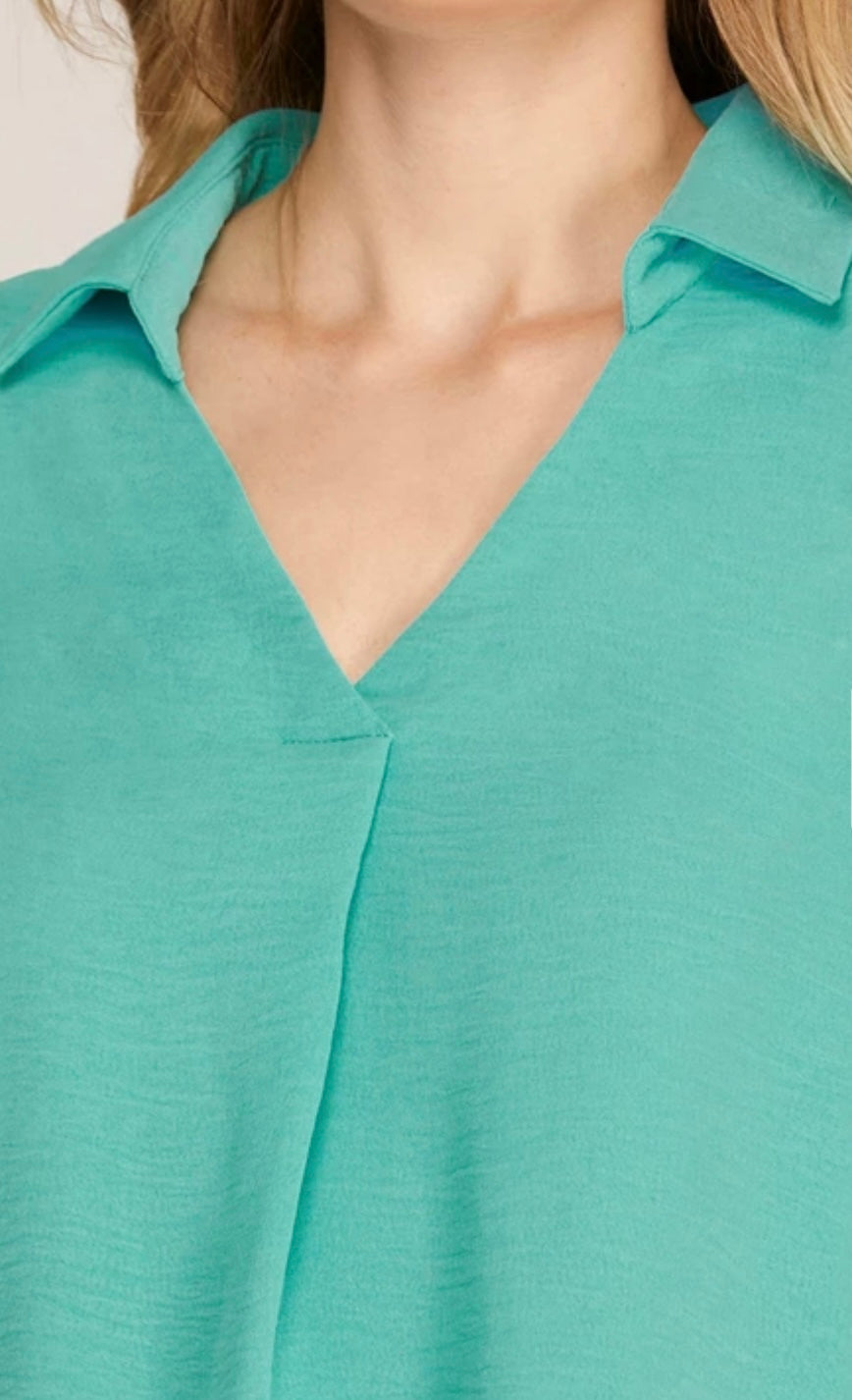 1626 Collared Top