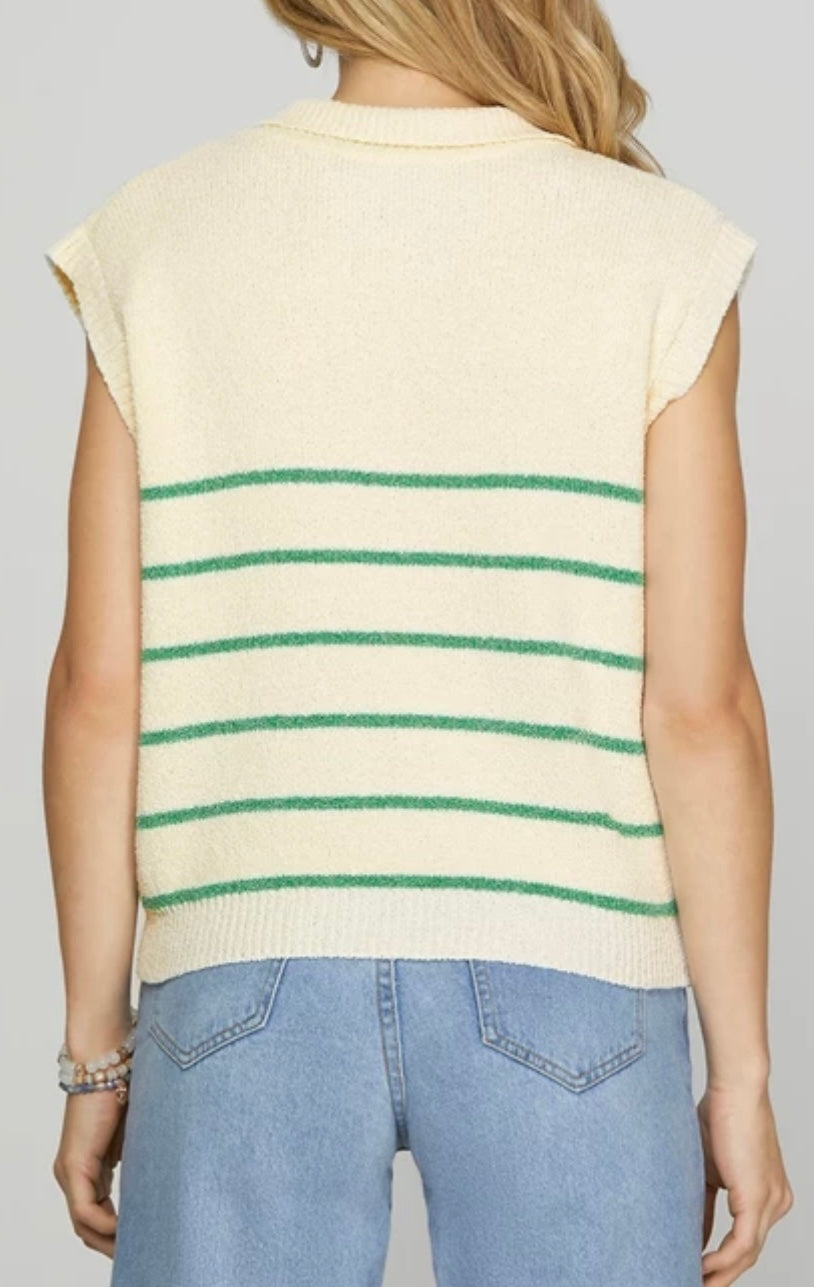 1646 Striped Sweater Top
