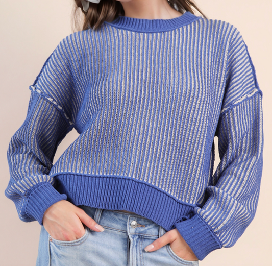 1787 Two Tone Sweater