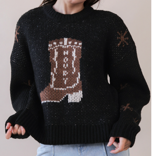 1788 Cowboy Boot Sweater