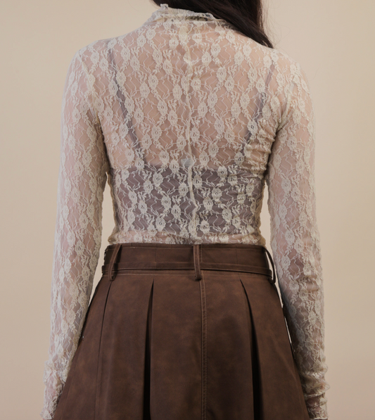 1790 Sheer Lace Top