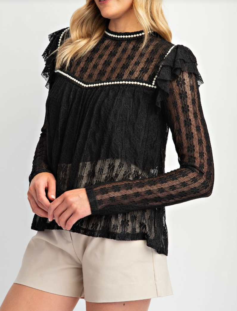 1850 Allover Lace Top