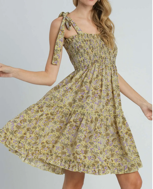 1883 Floral Mini Dress