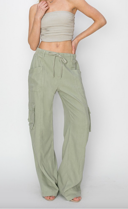 1916 Linen Cargo Pants