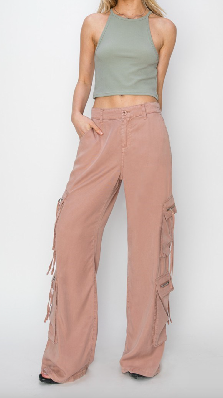 1915 Wide Leg Cargo Pants