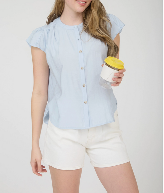 1928 Ruffle Sleeve Blouse