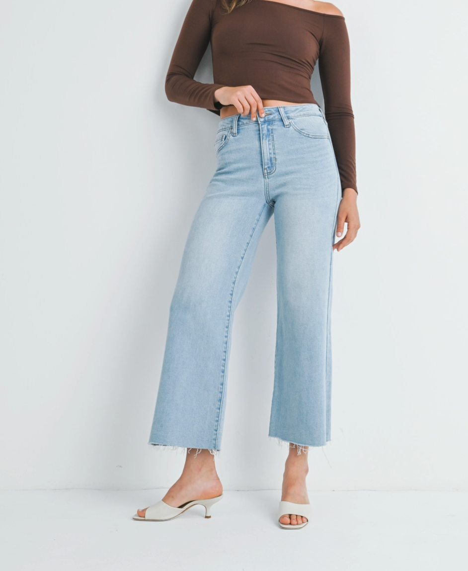 1938 Slim Wide Leg Jeans