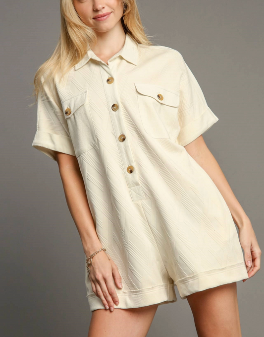 2080 Button Down Romper