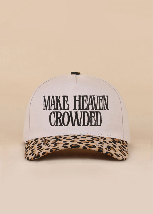 2122 Make Heaven Crowded Trucker hat