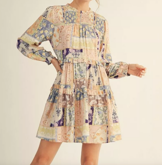2147 Long Sleeve Mini Dress