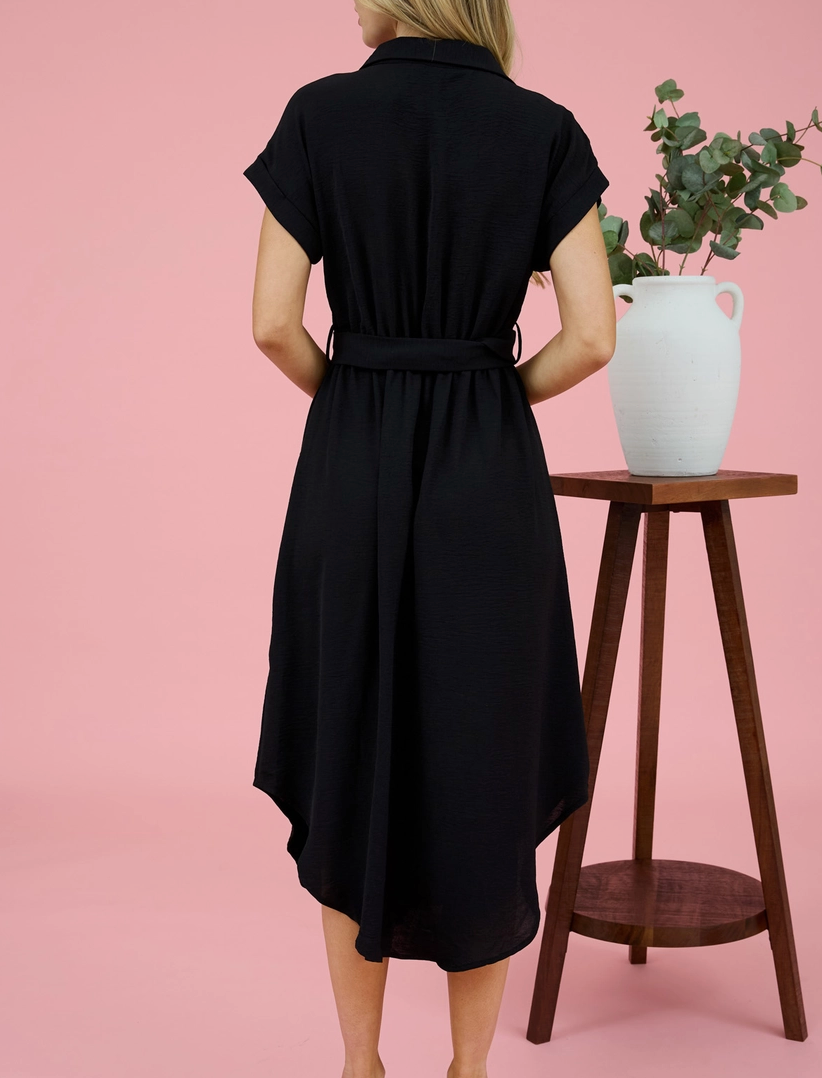 1754 Button Down Midi Dress