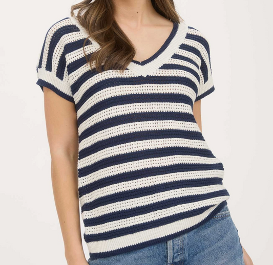 1758 Stripe Sweater Top