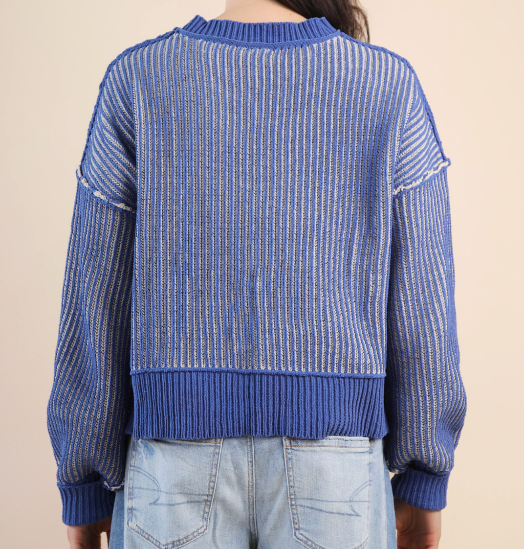 1787 Two Tone Sweater