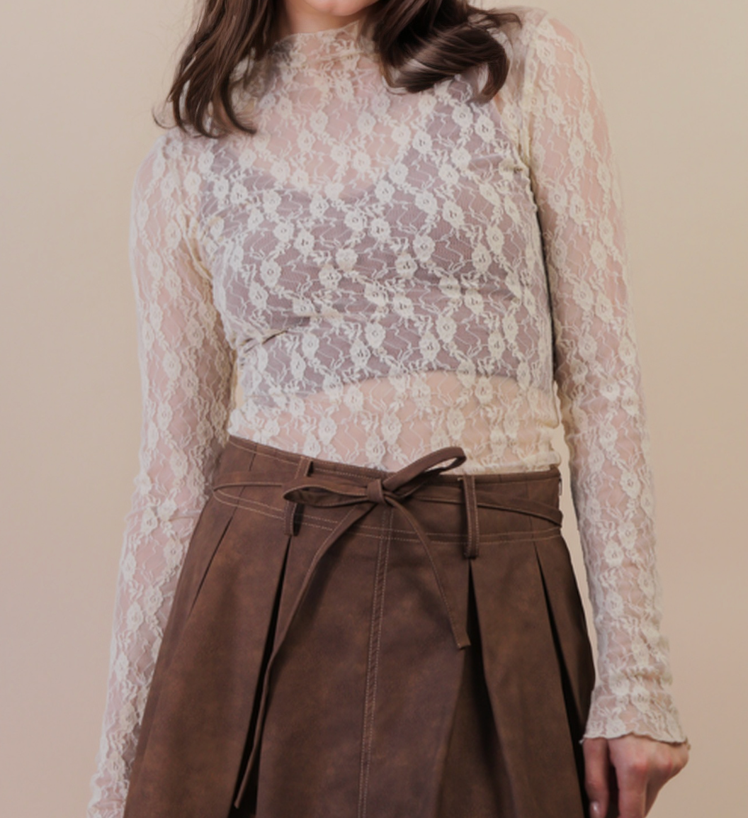 1790 Sheer Lace Top