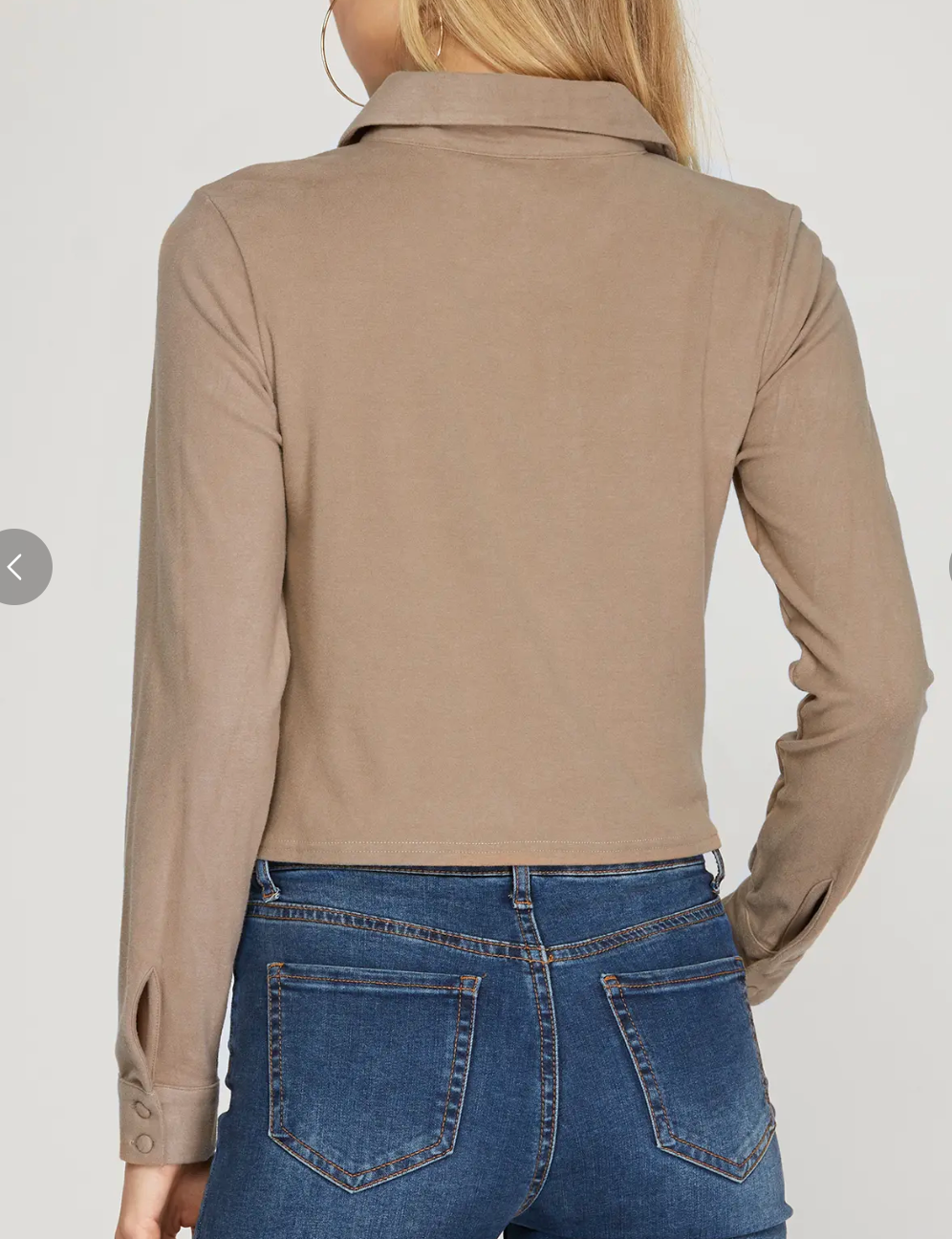 1801 Knit Collard Top