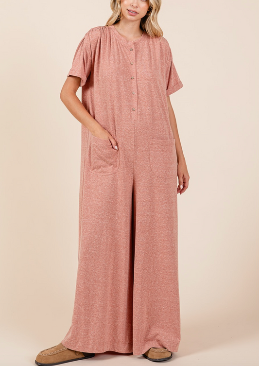 1899 Oversized Wide Leg Jumpsuit
