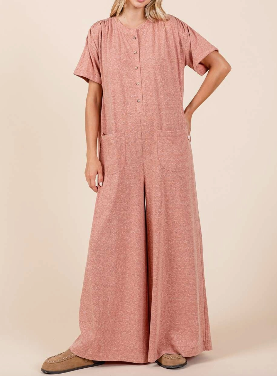 1899 Oversized Wide Leg Jumpsuit