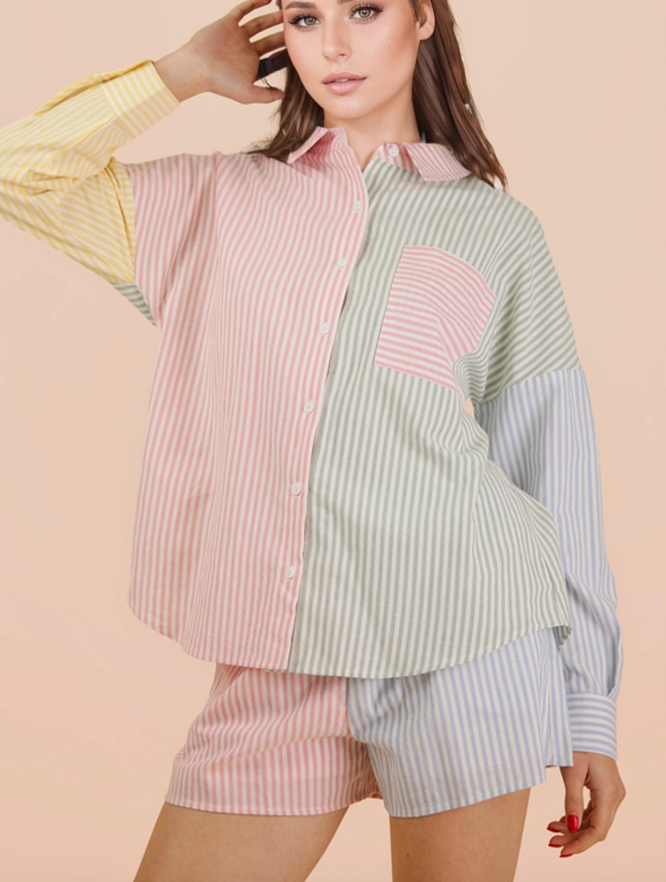 1906 Stripe Color Block Set
