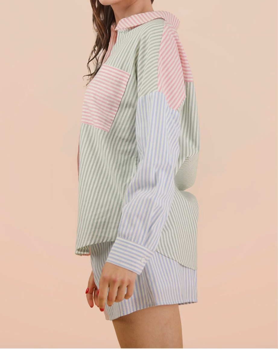 1906 Stripe Color Block Set