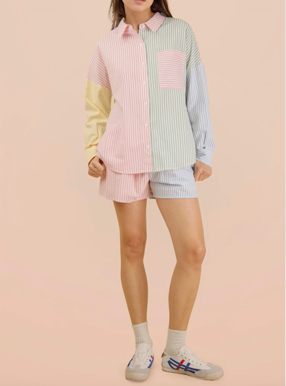 1906 Stripe Color Block Set
