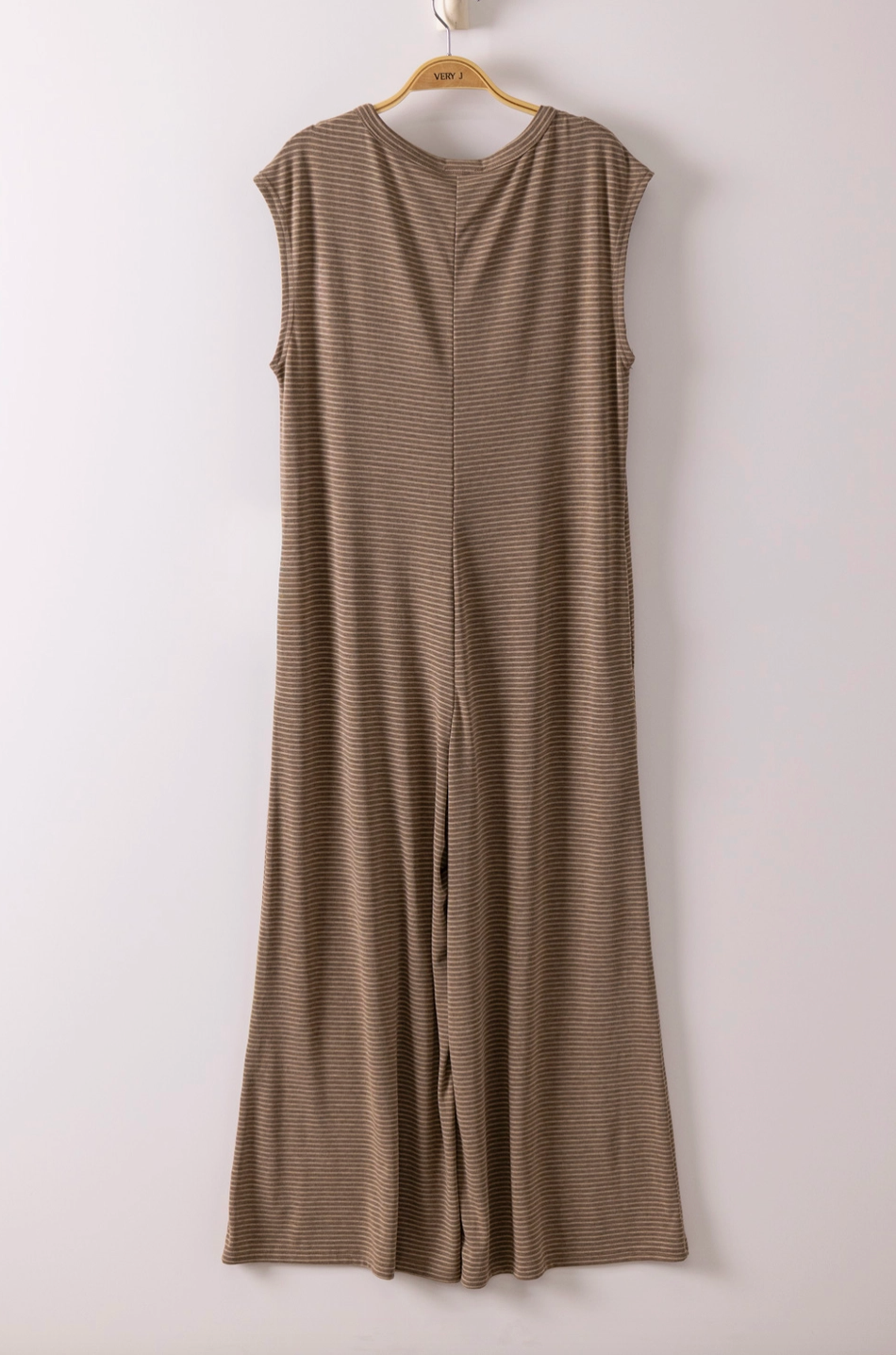 1904 Striped Button Down Jumpsuit