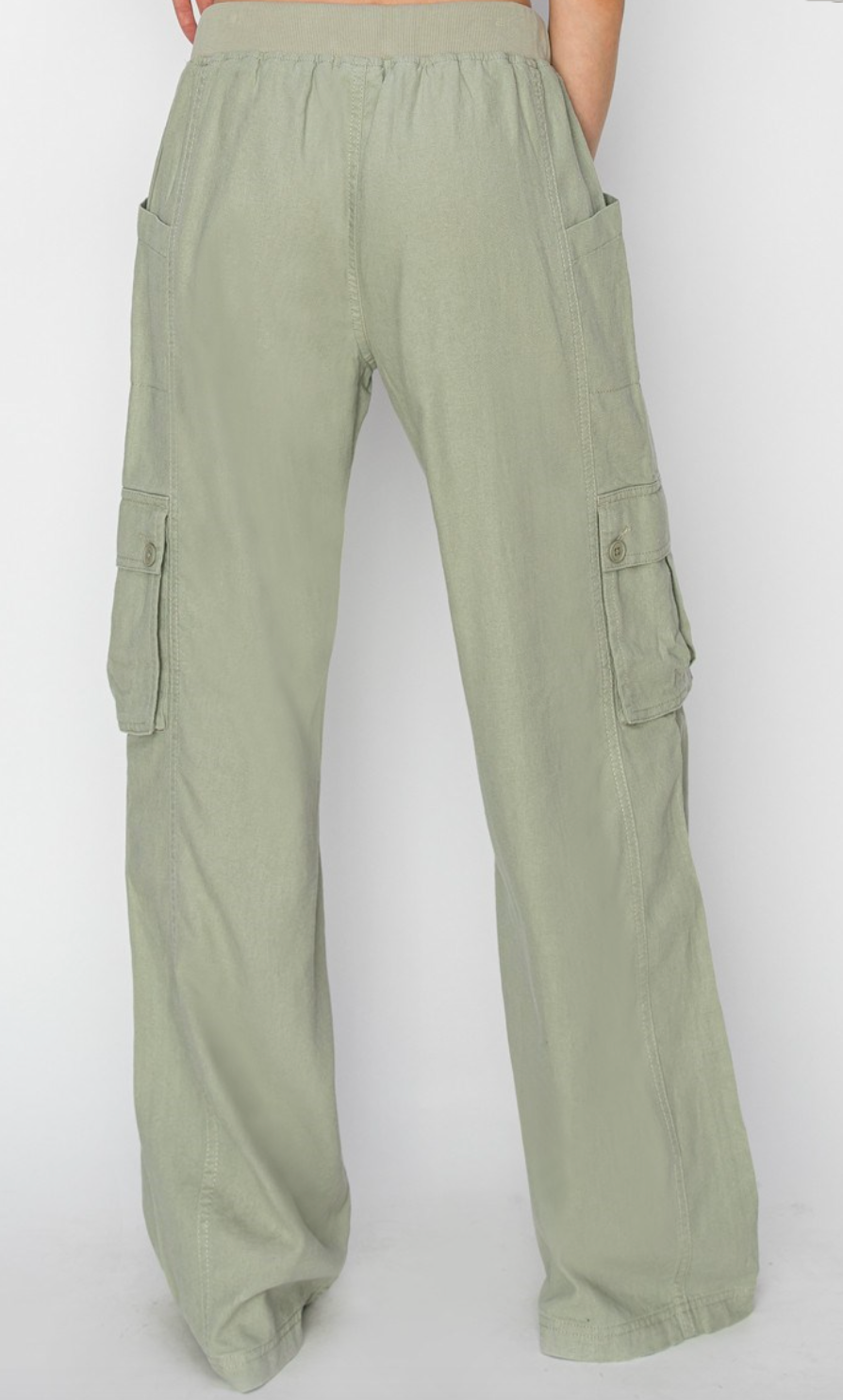1916 Linen Cargo Pants