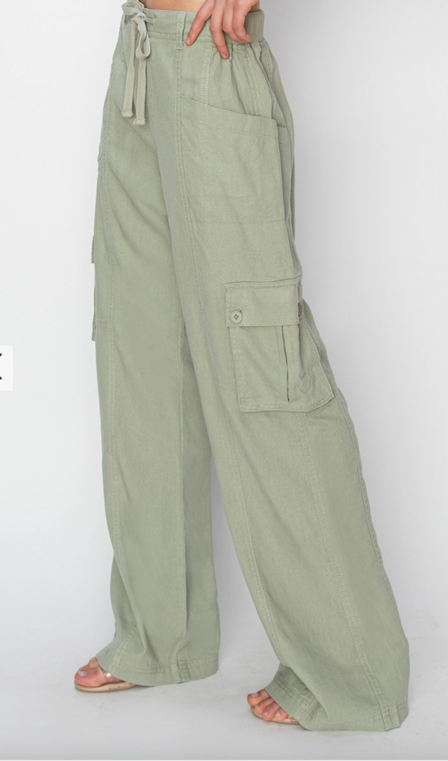 1916 Linen Cargo Pants